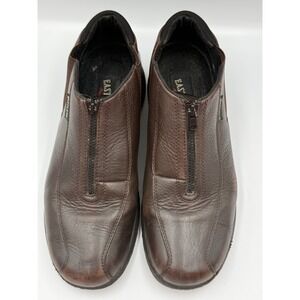 Eastland Womens Brown Leather Ankle Boots Comfort Zip Shoes Size 8.5